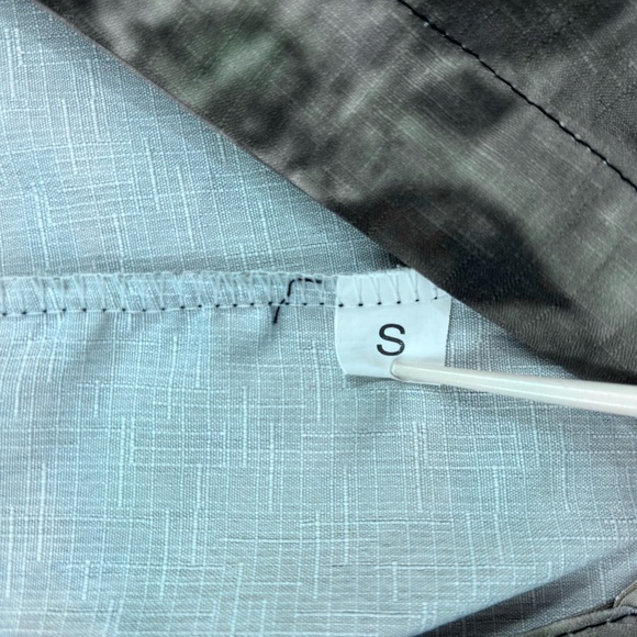 Lightweight Muted Green Floral Overalls Festival Boho Chic Summer Women’s Small - Picture 5 of 13